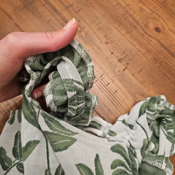 Janie and Jack girls dress size 6 leaf print EUC - Picture 7 of 9